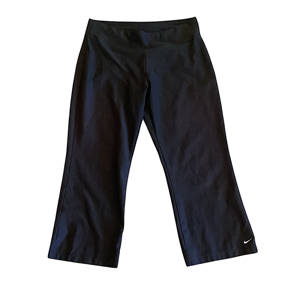 Nike FitDry Wide Leg Three Quarter Leggings Large